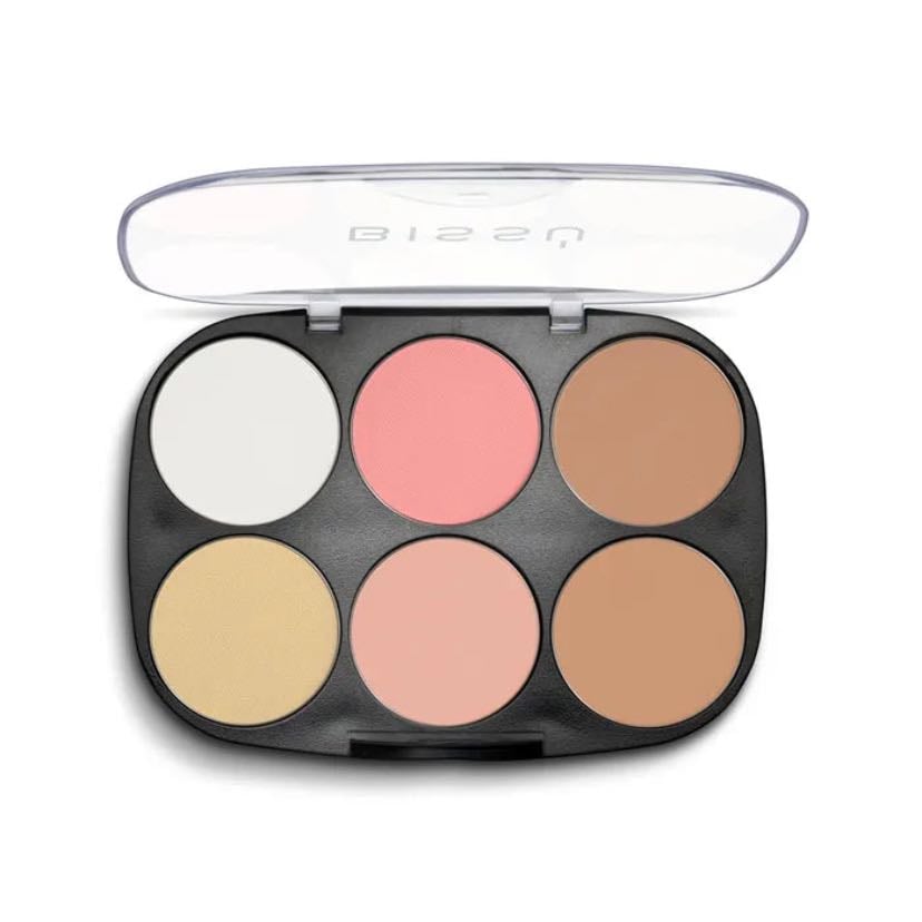 Paleta “La mera mera” Bissu - Incluye contorno e iluminador, la pigmentación es buena y dura demasiado!