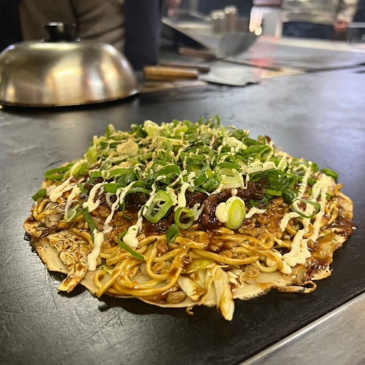 Atom Okonomiyaki - The best food you’ll have in Hiroshima. Go up to the fourth floor.