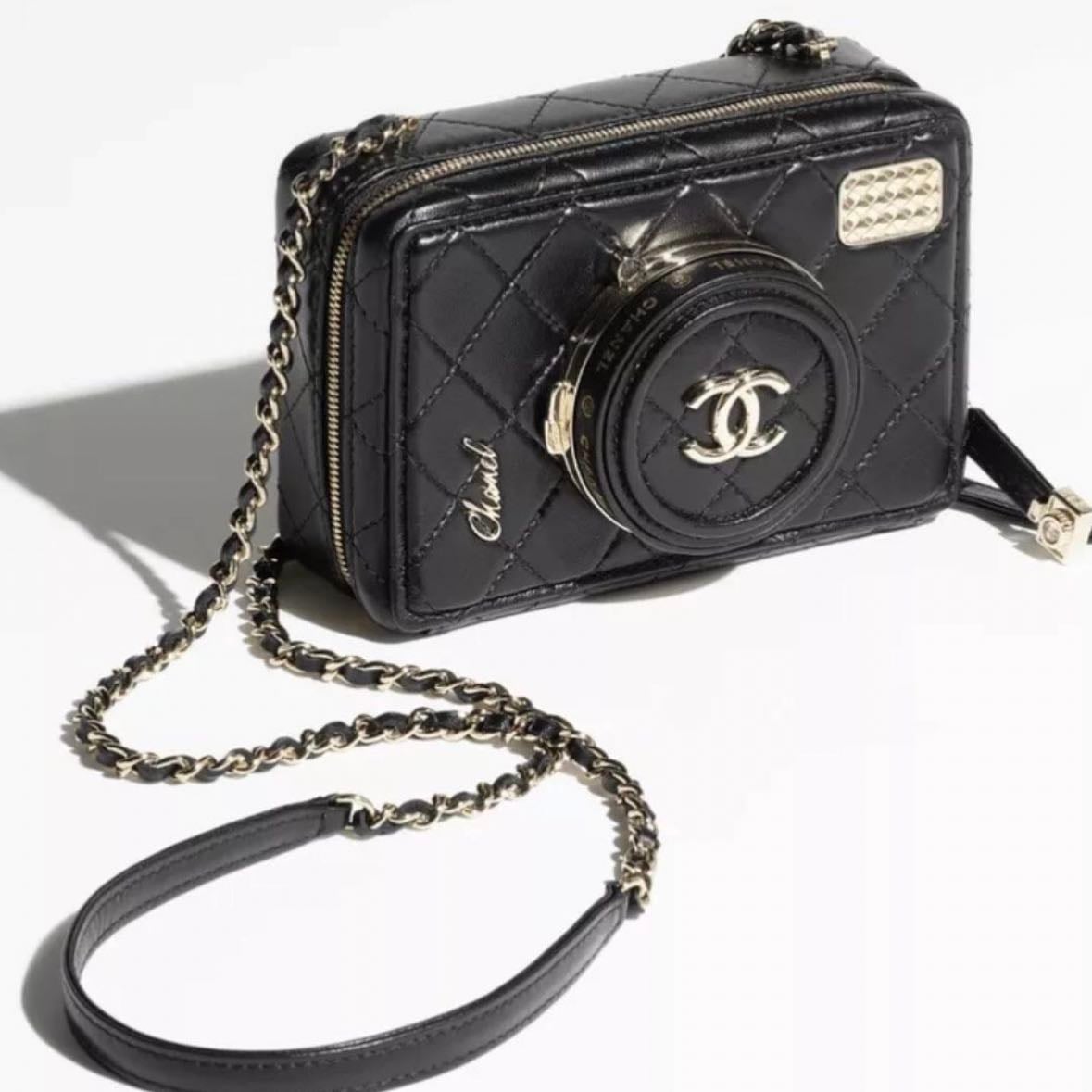chanel camera bag - For trips and summer vacations on the beach or an island.