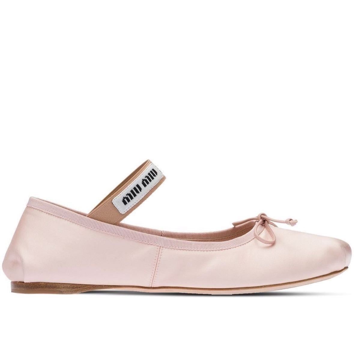 MiuMiu - Strap Ballet Flats