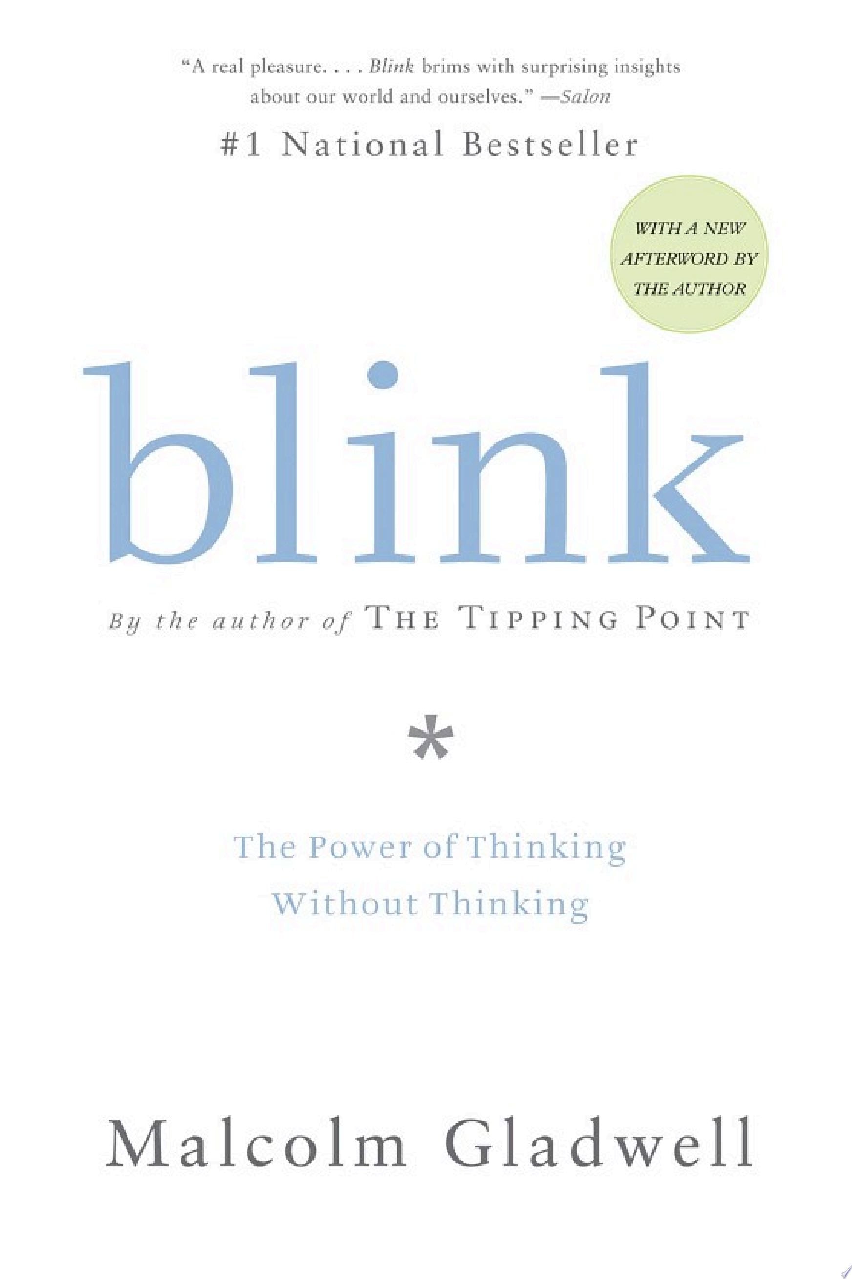 Blink - Malcolm Gladwell · 2007