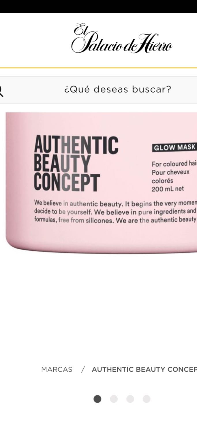 Mascarilla glow mask Autenthic Beauty concept