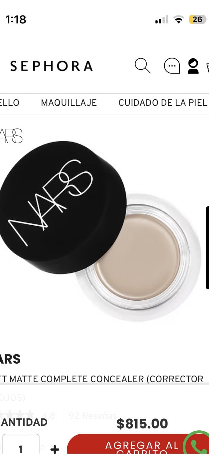 Corrector nars - Tono vanilla