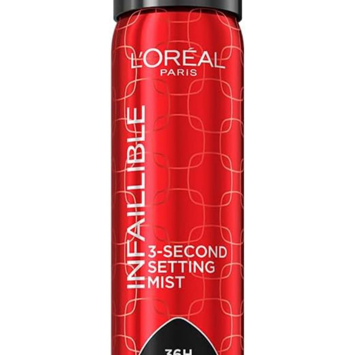 L''Oréal Paris, fijador de maquillaje, larga duración hasta por 24 horas, Infallible 3second setting spray - ✅