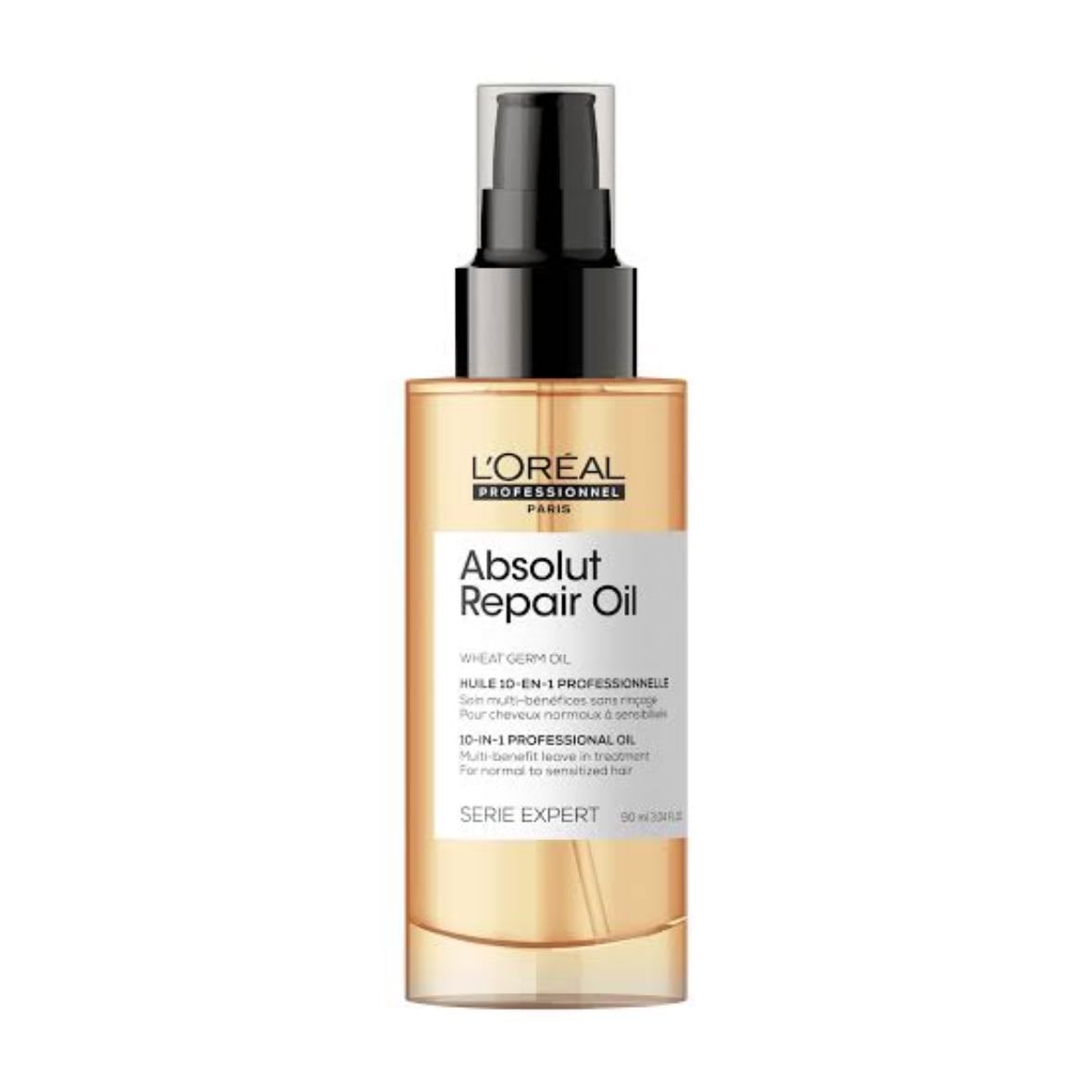 L''Oreal Professionnel Absolut Repair Tratamiento 10 en 1 | Aceite reparador para cabello seco y dañado | - ✅