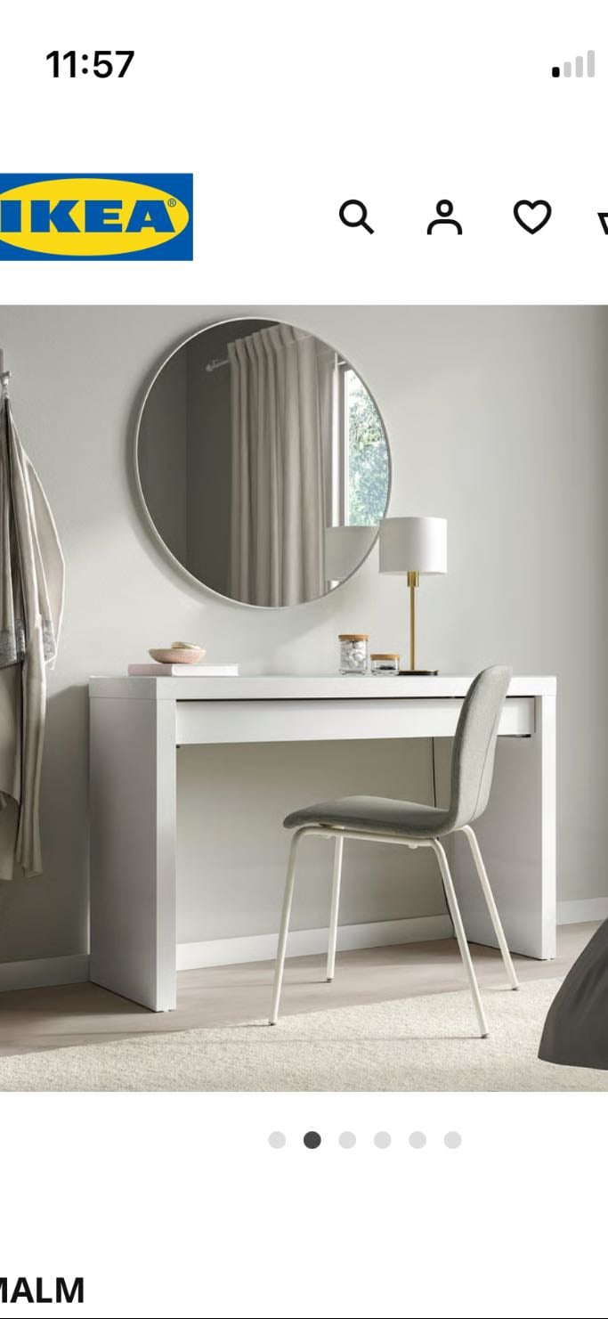 Tocador blanco IKEA - $2499