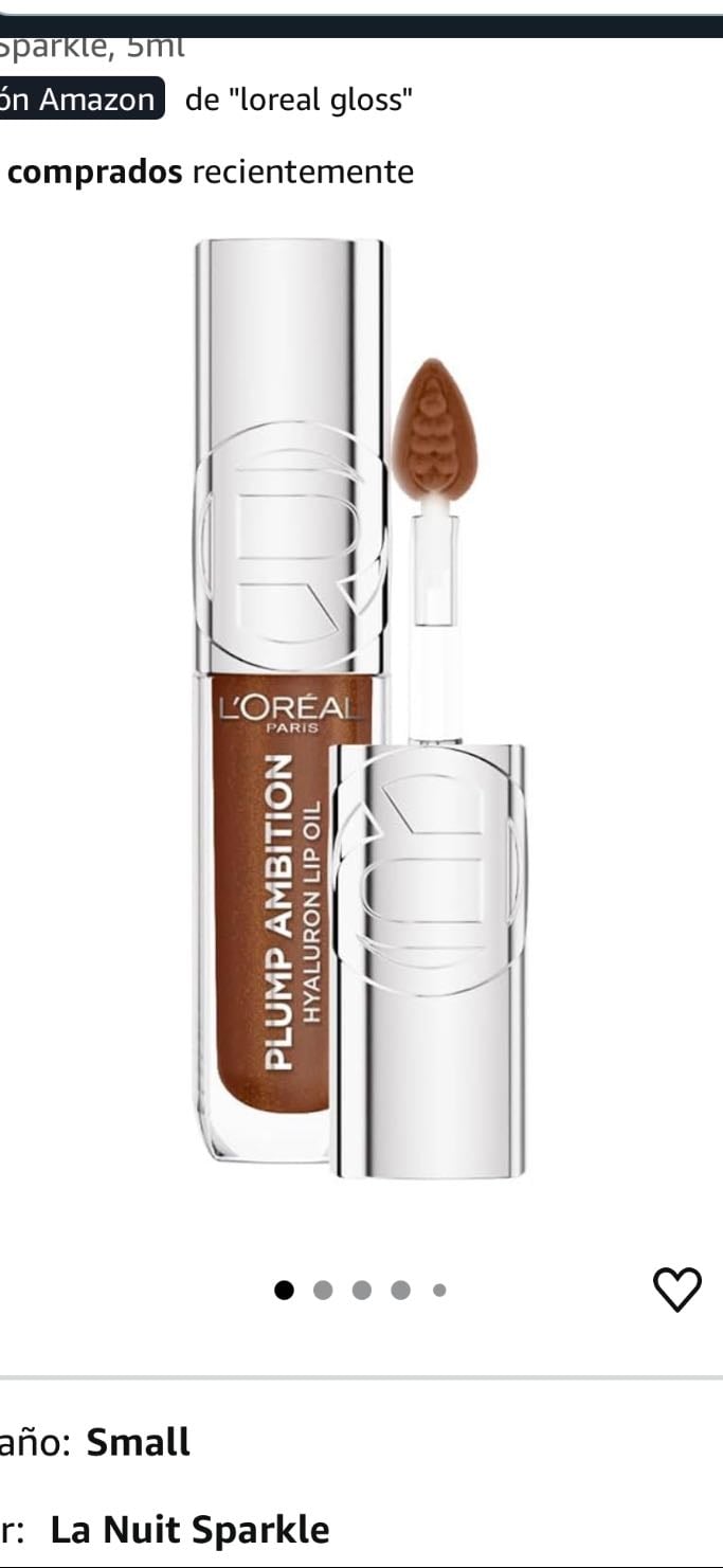 Gloss plump L’Oréal - La nuit sparkle