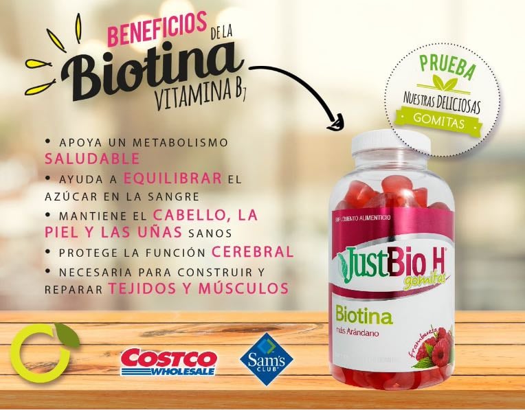 Gomitas de biotina
