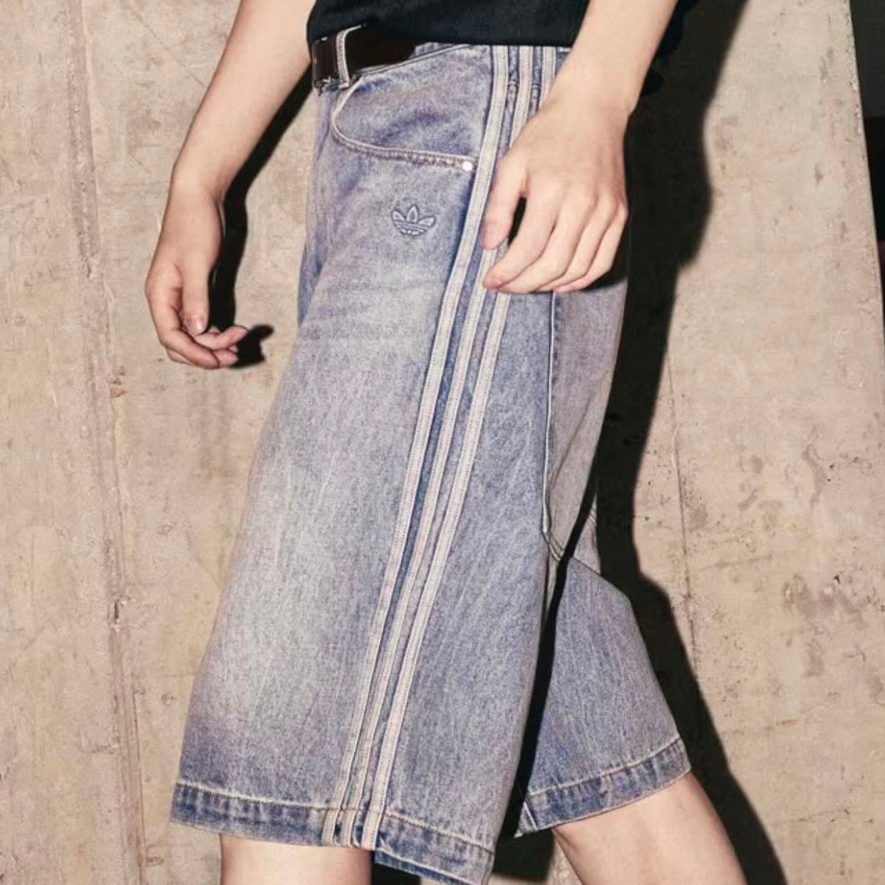 Adidas Denim - Shorts largos