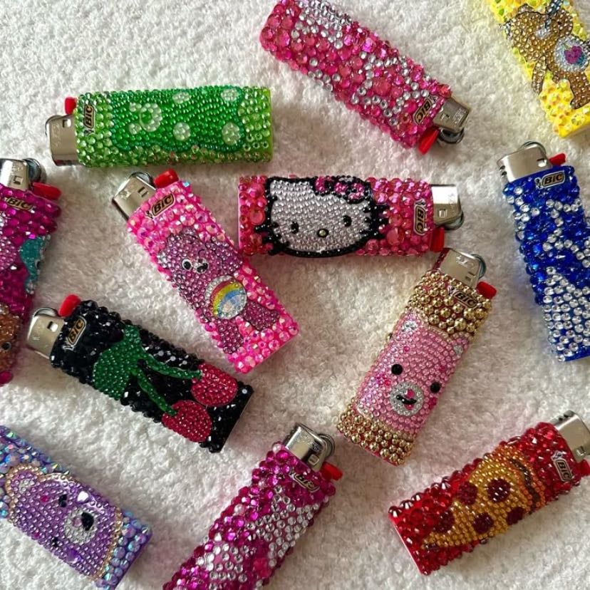 Bedazzled lighters