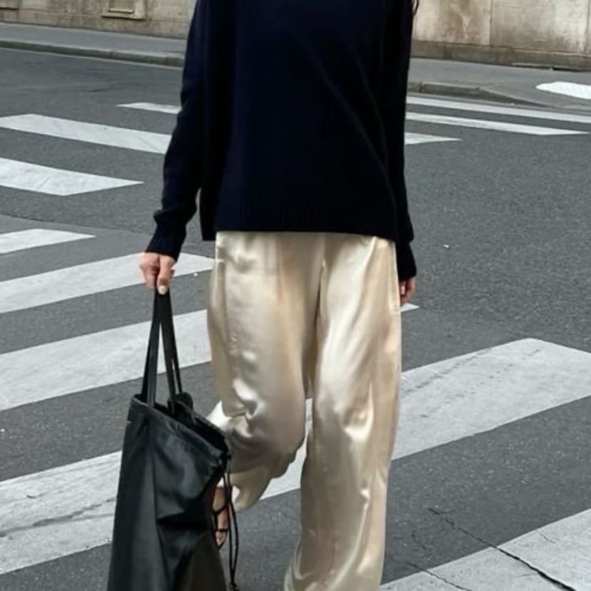 silk pants