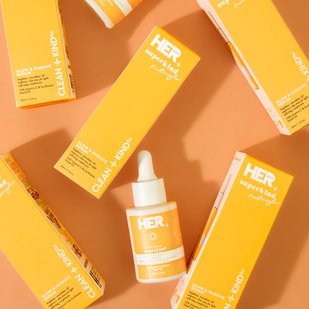 herbeauty superkind glow and radiate serum - for pkr 2850
