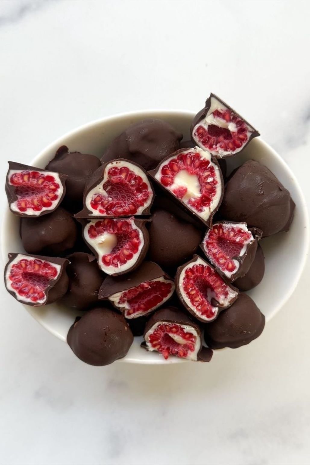 chocolate covered raspberries