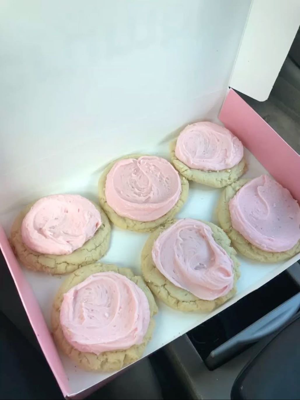 pink crumbl cookie