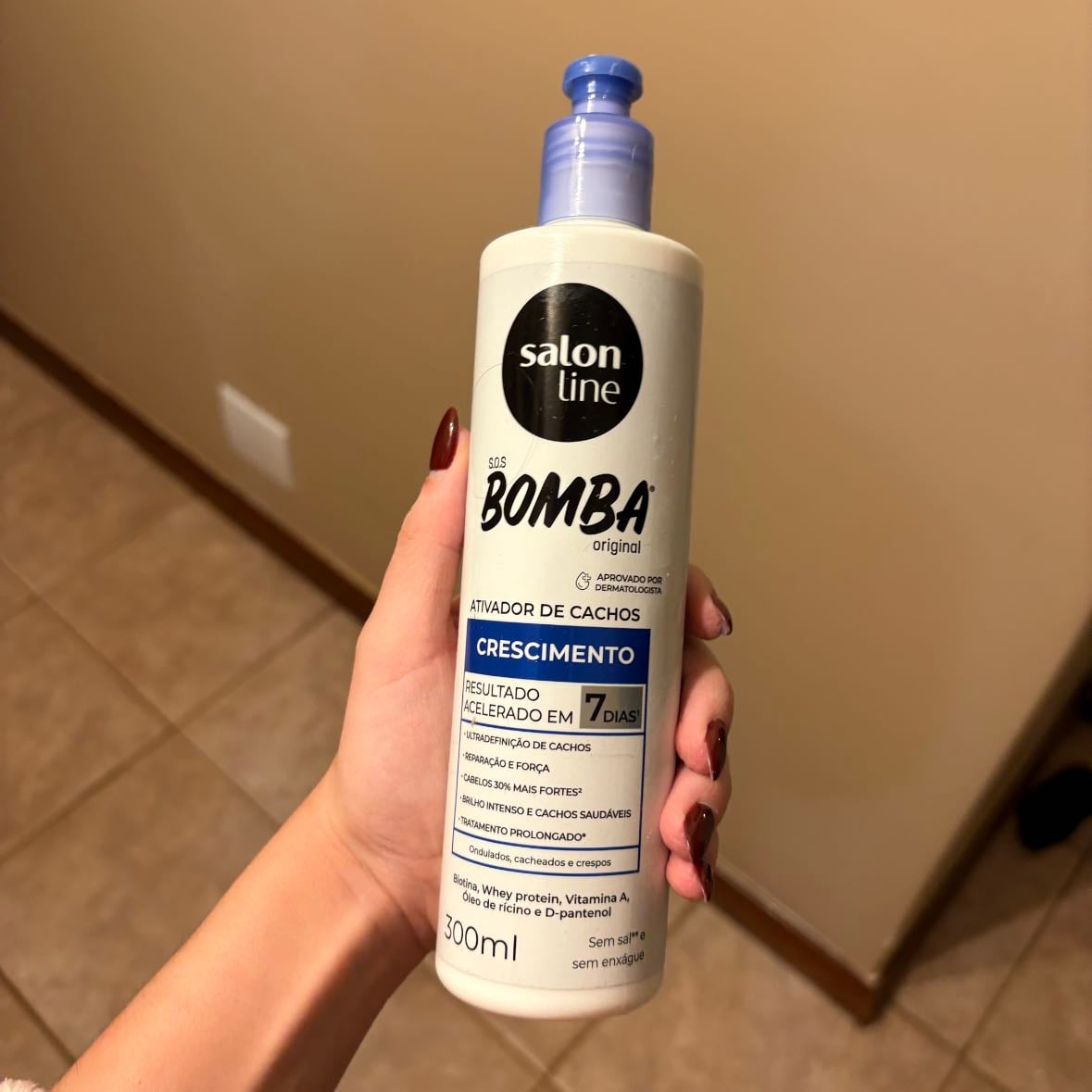 ativador de cachos salon line