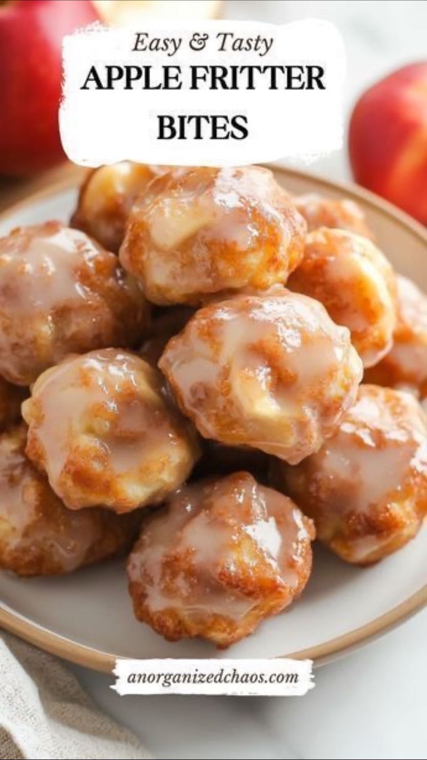 apple fritter bites