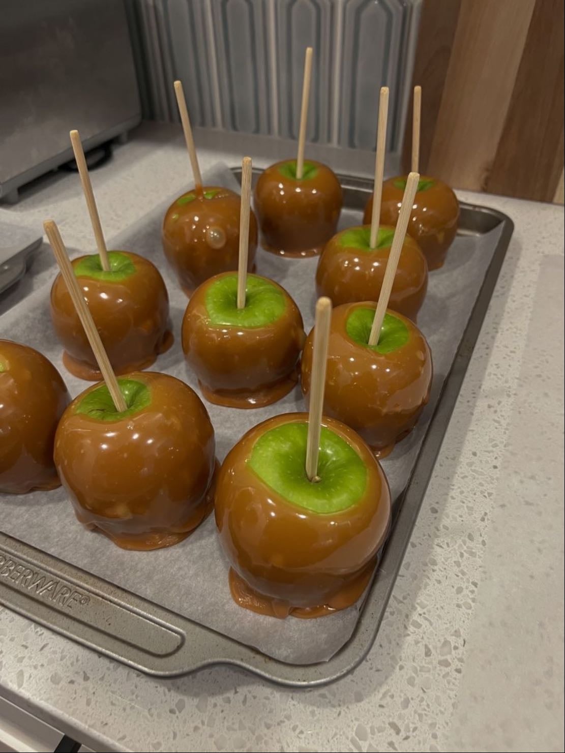 caramel apples