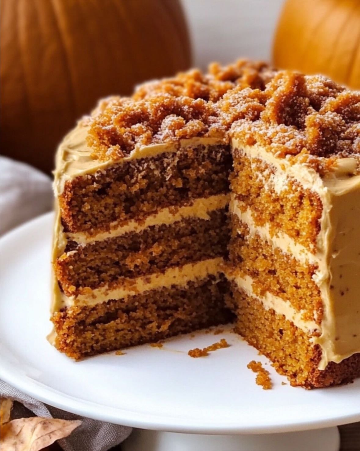 spiced pumpkin cake