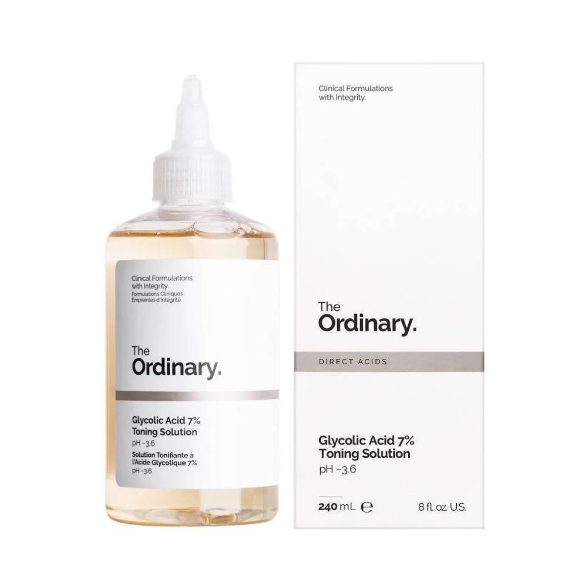 glycolic acid 7% exfoliating toner THE ORDINARY