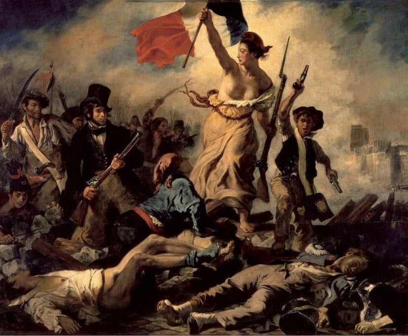 La libertad guiando al pueblo - Eugène Delacroix
