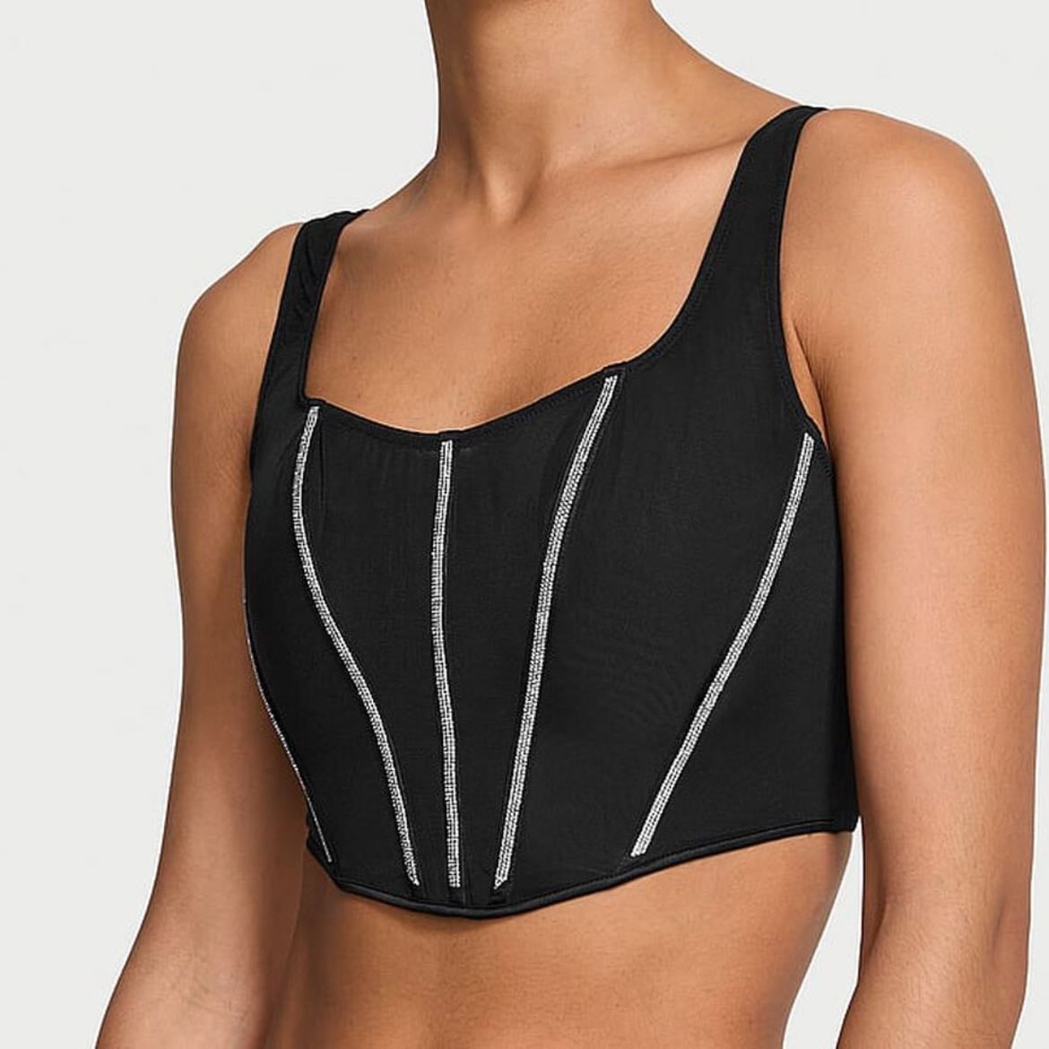 Victoria secret sheer shine corset