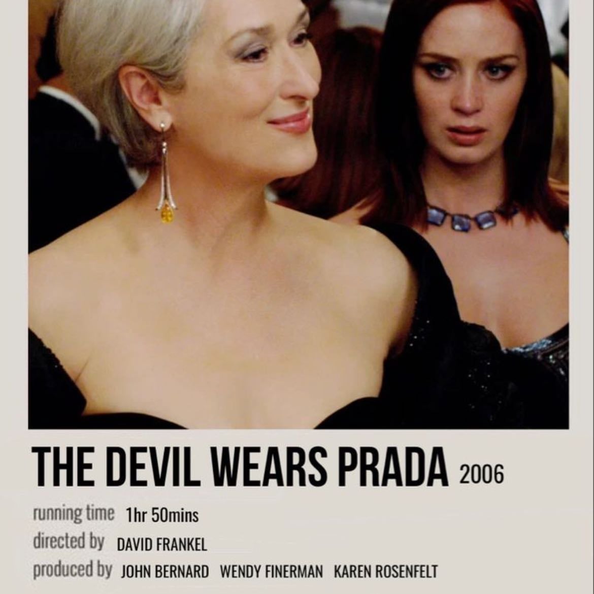 #1 The devil wears Prada - “El Diablo Viste a la Moda” es mi comfort movie por su glamour, drama e inspiración en la confianza en uno mismo.