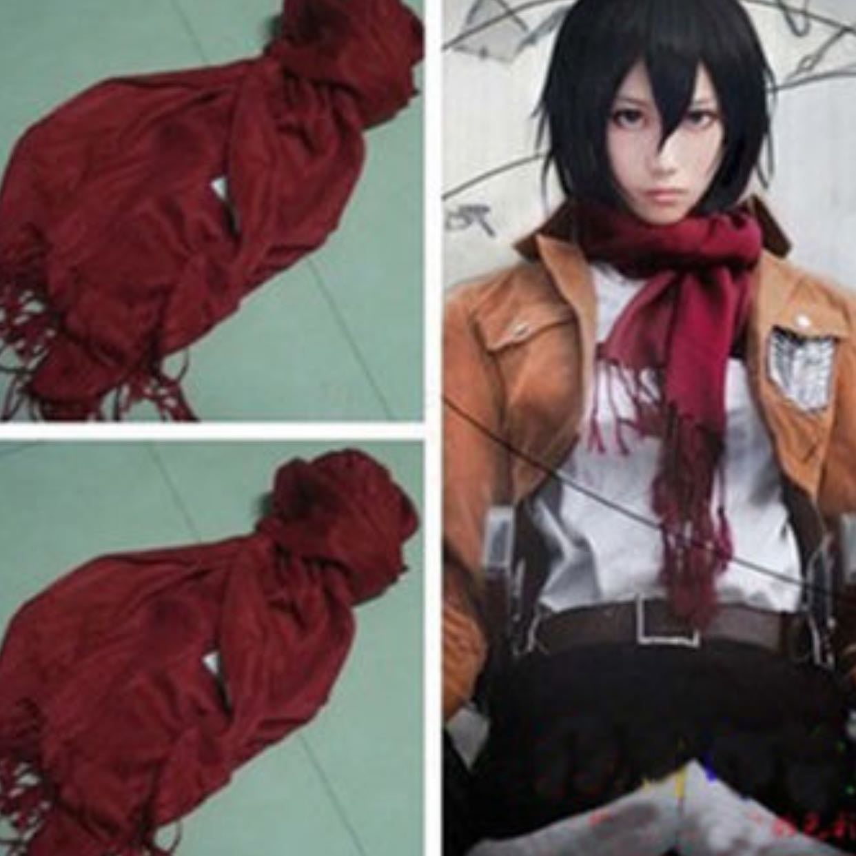 Mikasa red Sarf - YouTube