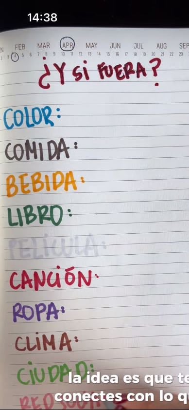 Día 17. ¿Y si fuera?