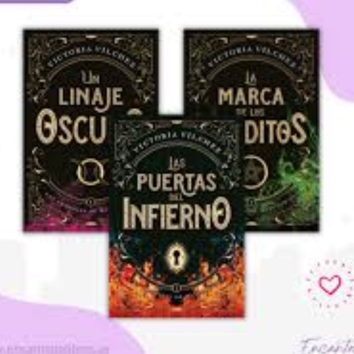 Un linaje oscuro, La marca de los malditos, La puerta del infierno - Victoria Vilchez