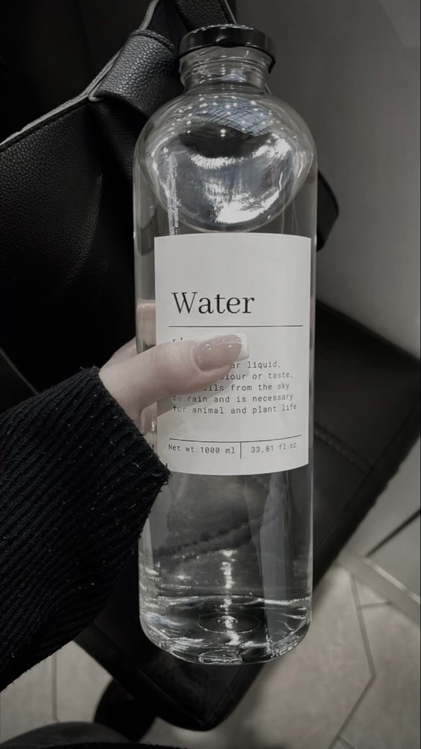 DRINK WATER - 2-3 liters per day