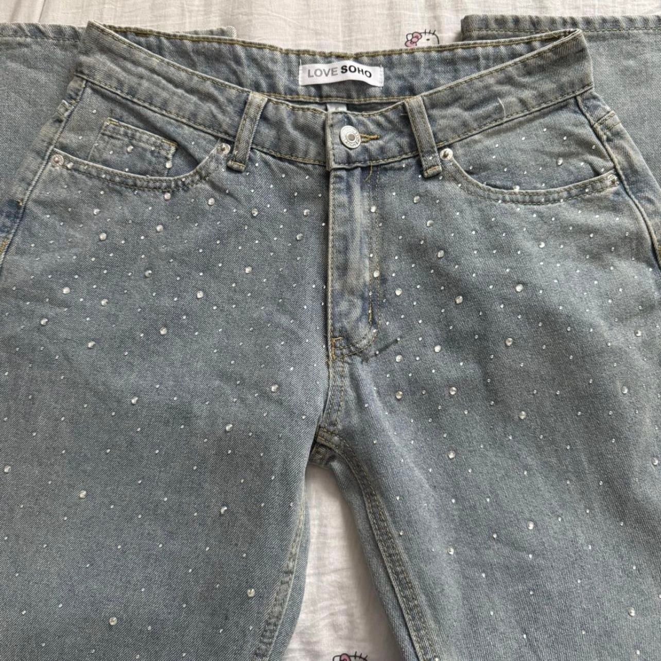 Rhinestone jeans