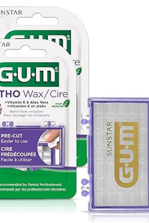 GUM Cera ortod贸ntica - Paquete de 6