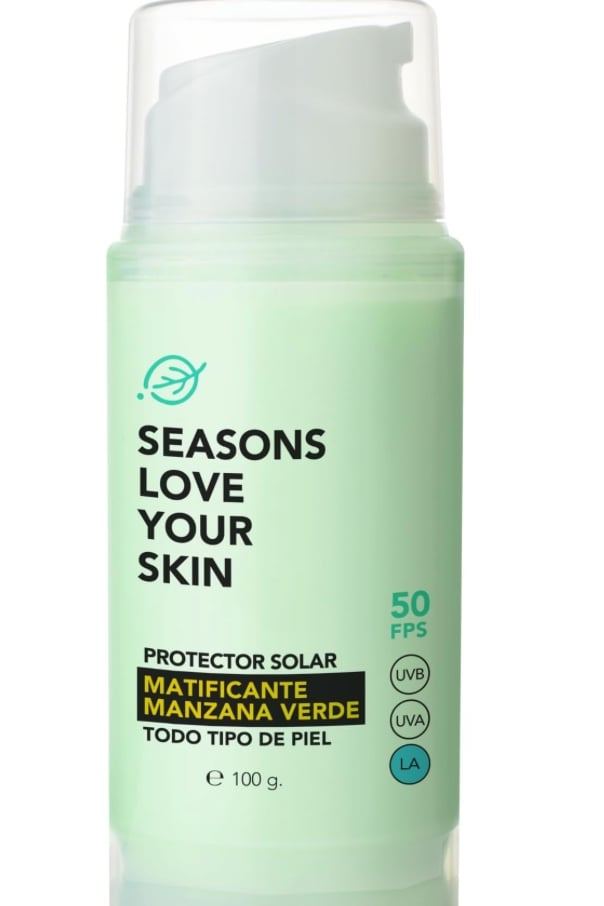 Protector Solar FPS 50 Matificante Manzana Verde 100 gr