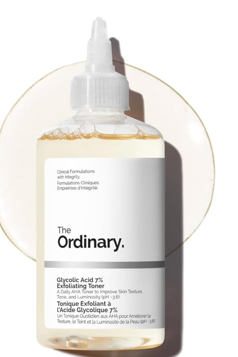 The Ordinary Glycolic Acid 7% Exfoliating Toner, Exfoliante con 脕cido Glic贸lico al 7%