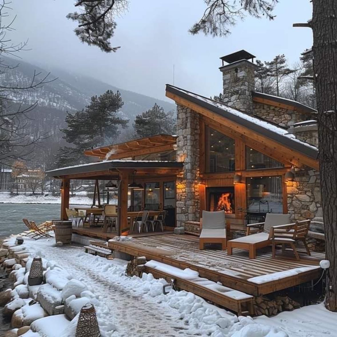 Junto a la nieve - Vivir rodeada de montañas nevadas, tomar chocolate caliente todo el invierno y que mi rutina sea salir a esquiar