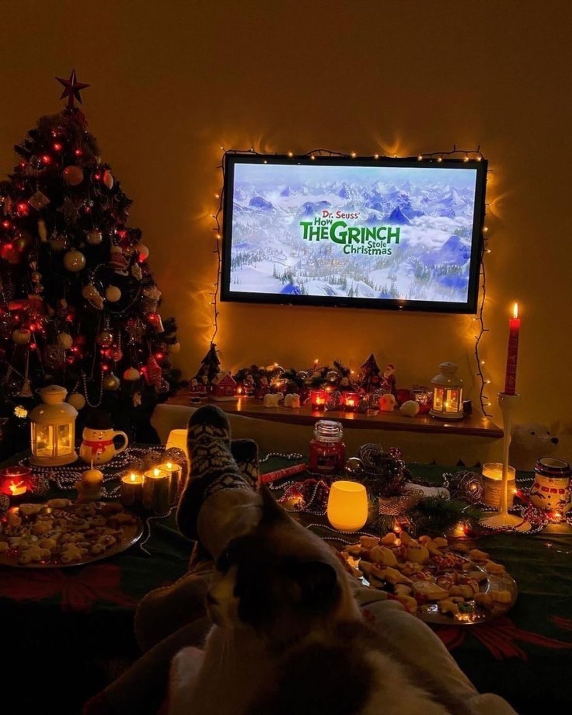 Una pijamada en y de Navidad