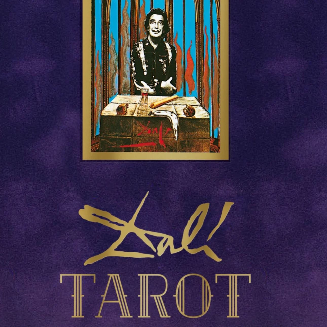 Tarocchi di Dalí - Criado pelo próprio Salvador Dalí, com um design surrealista e repleto de simbolismo artístico | Created by Salvador Dalí himself, featuring a surrealist design full of artistic symbolism.