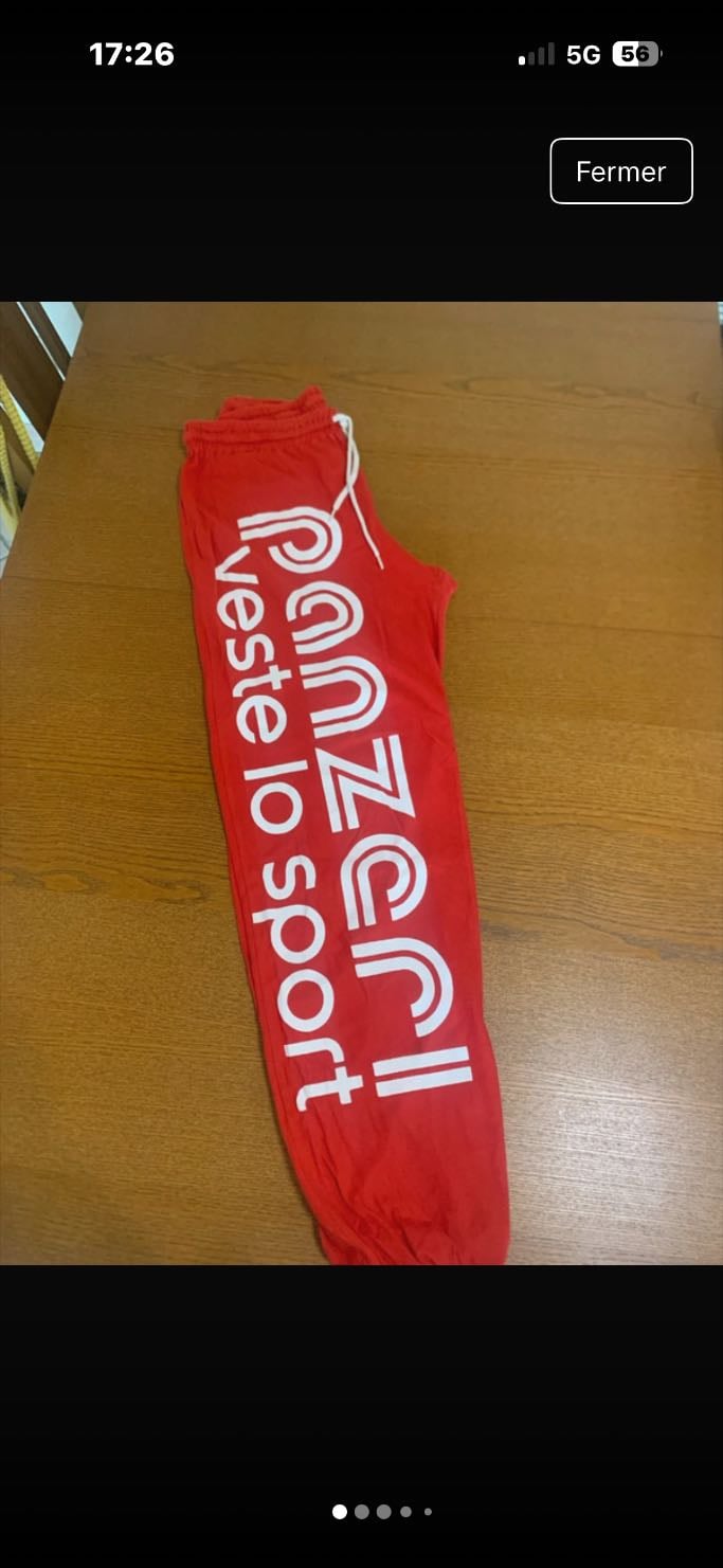 Jogging Panzeri - Noir ou rouge