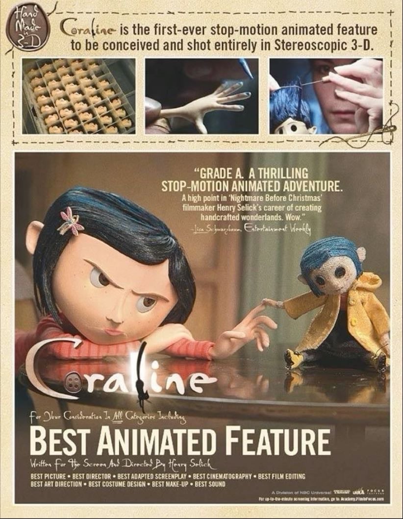 Coraline - Henry Selick · 2009
