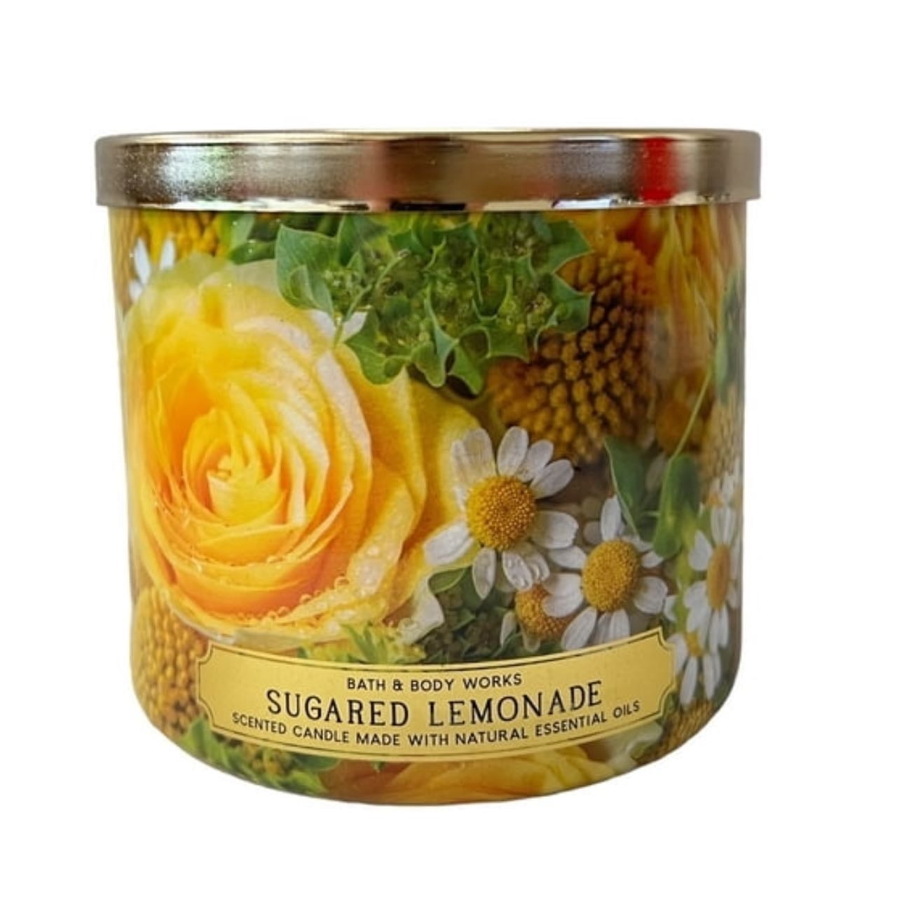 Sugared lemonade - fresh lemon juice, sugar crystals and crushed ice