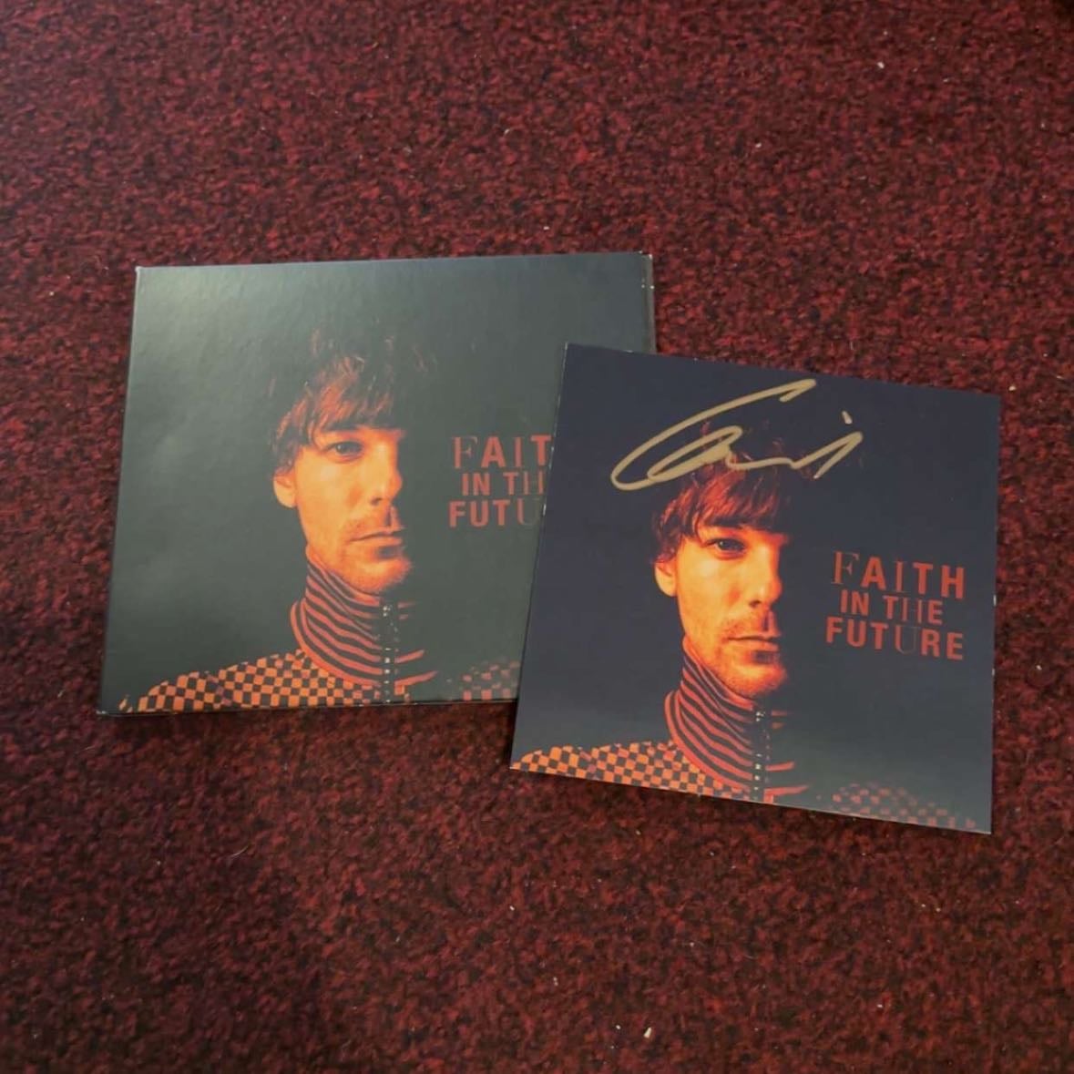 Louis Tomlinson signed cd - IM SO HAPPY BRO