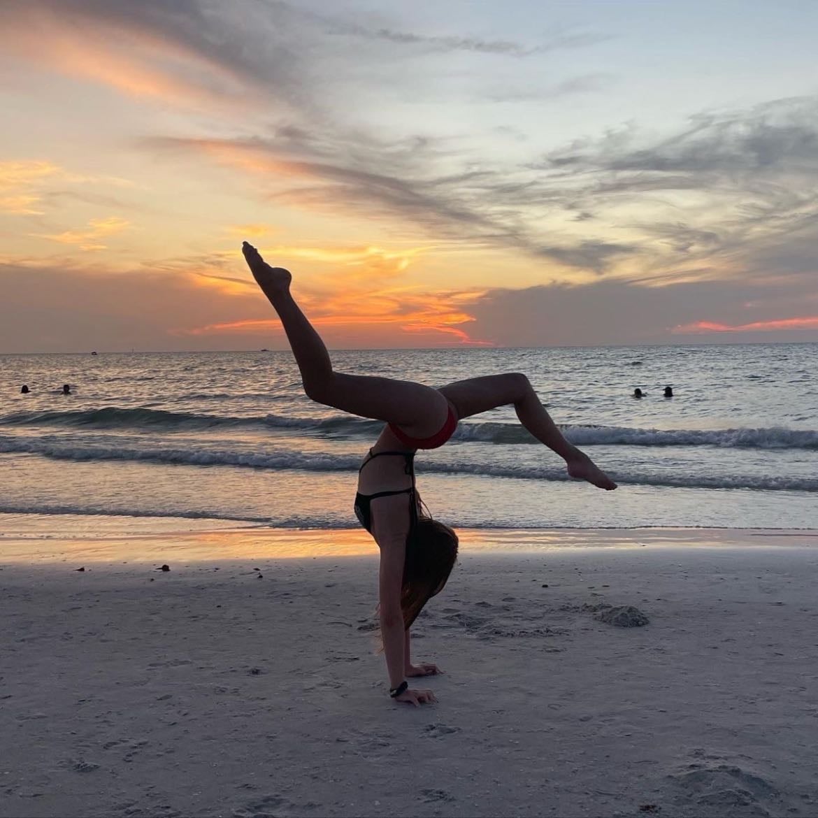 learn how to do a handstand - or splits, cartwheels, etc