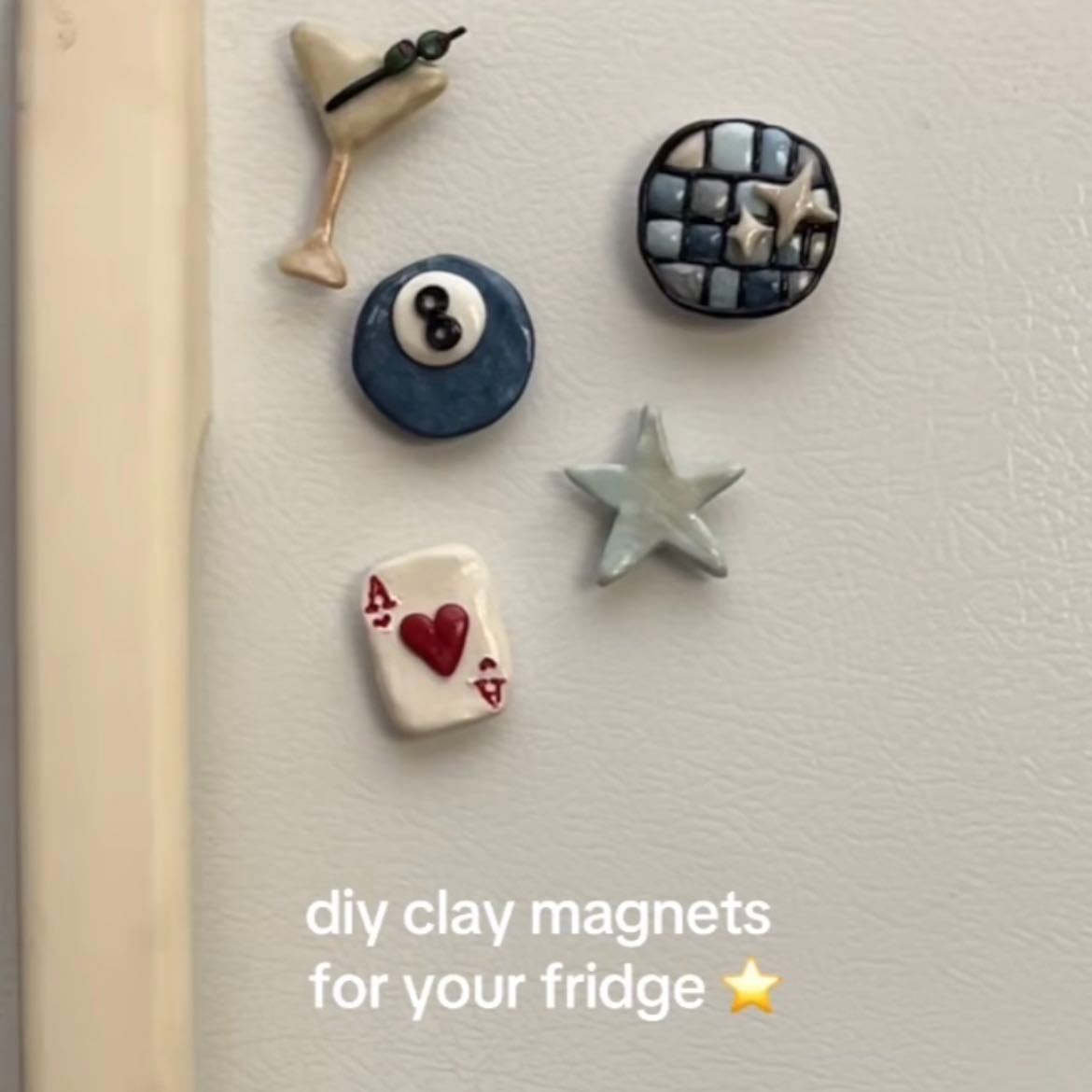 Clay magnets