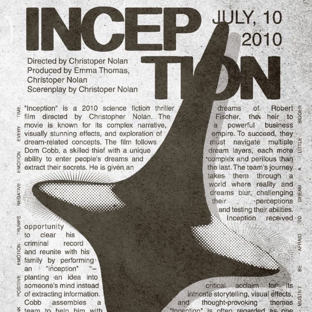 Inception - Christopher Nolan · 2010
