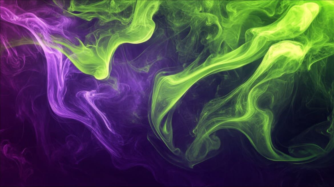 Purple + green - FOR HALLOWEEN