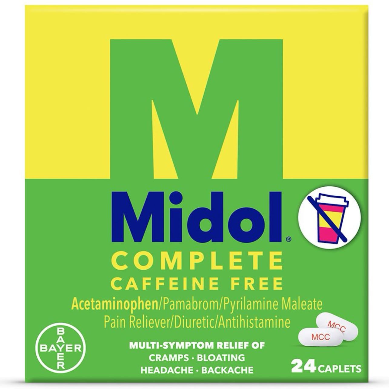 Midol (caffeine free)