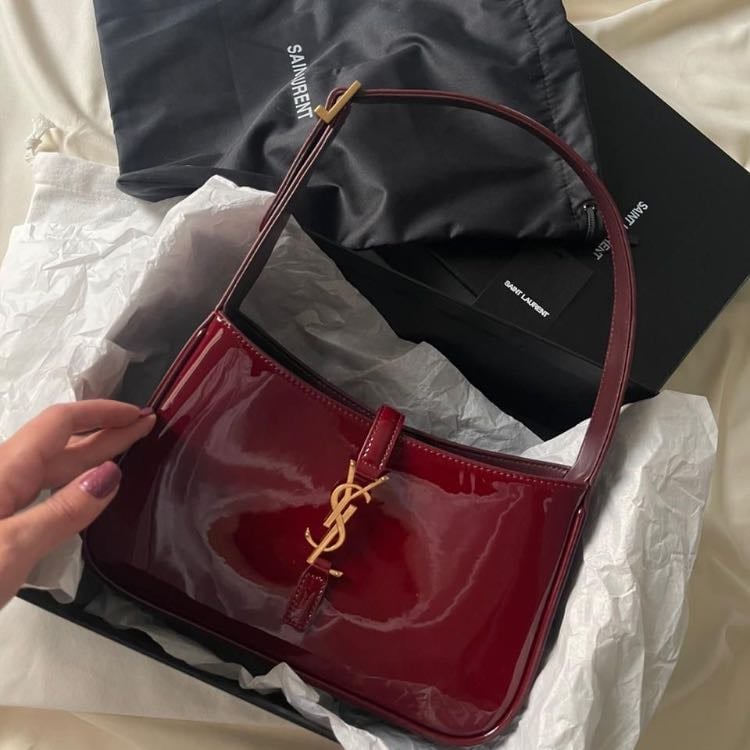 mini leather hobo bag - YSL