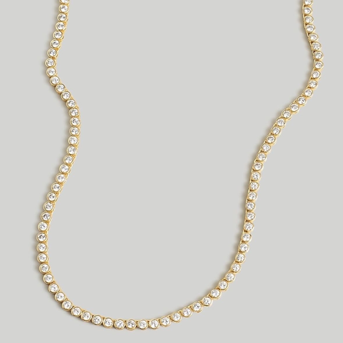 The Tennis Collection Bezel Set Crystal Necklace