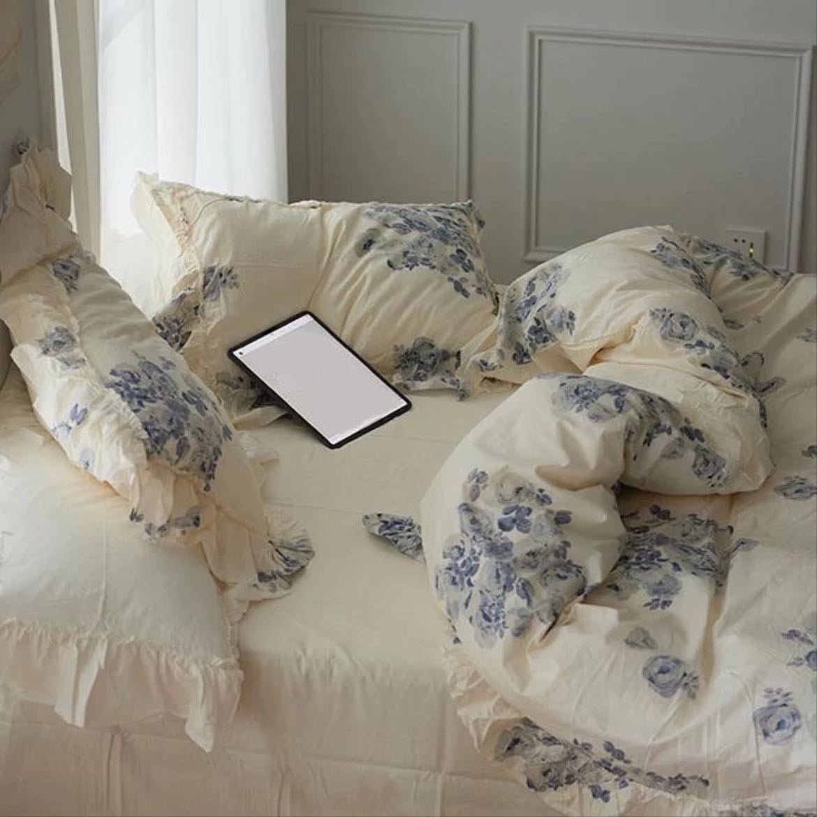 Make bed - Or just smooth it out