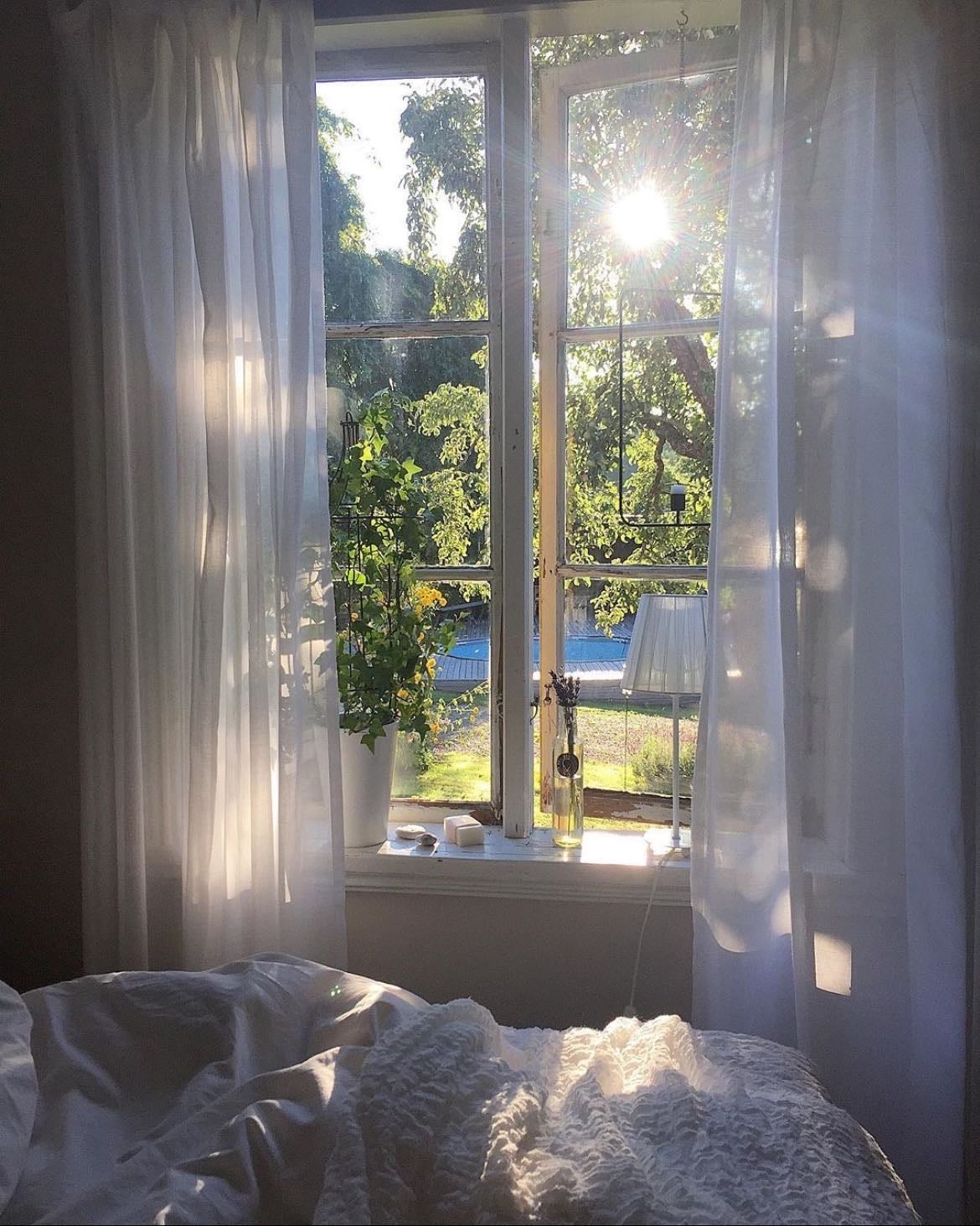 Open a window or stand outside for a minute - Get some fresh air